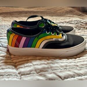 Rainbow colored Vans